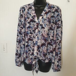 Jennifer Lopez multi-colored blouse